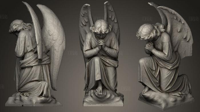 grieving angel 3d stl модель для ЧПУ